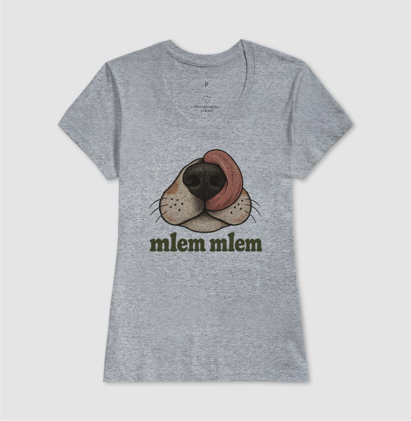 Camiseta Cachorro Feliz "mlem mlem" | Pet Lover | Pelo & Pano - Imagem 9