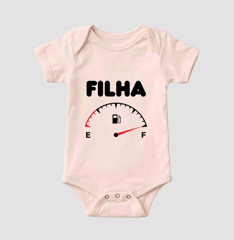 Filha - gasolina - (kit pai & filha) (body bebê) - Imagem 3