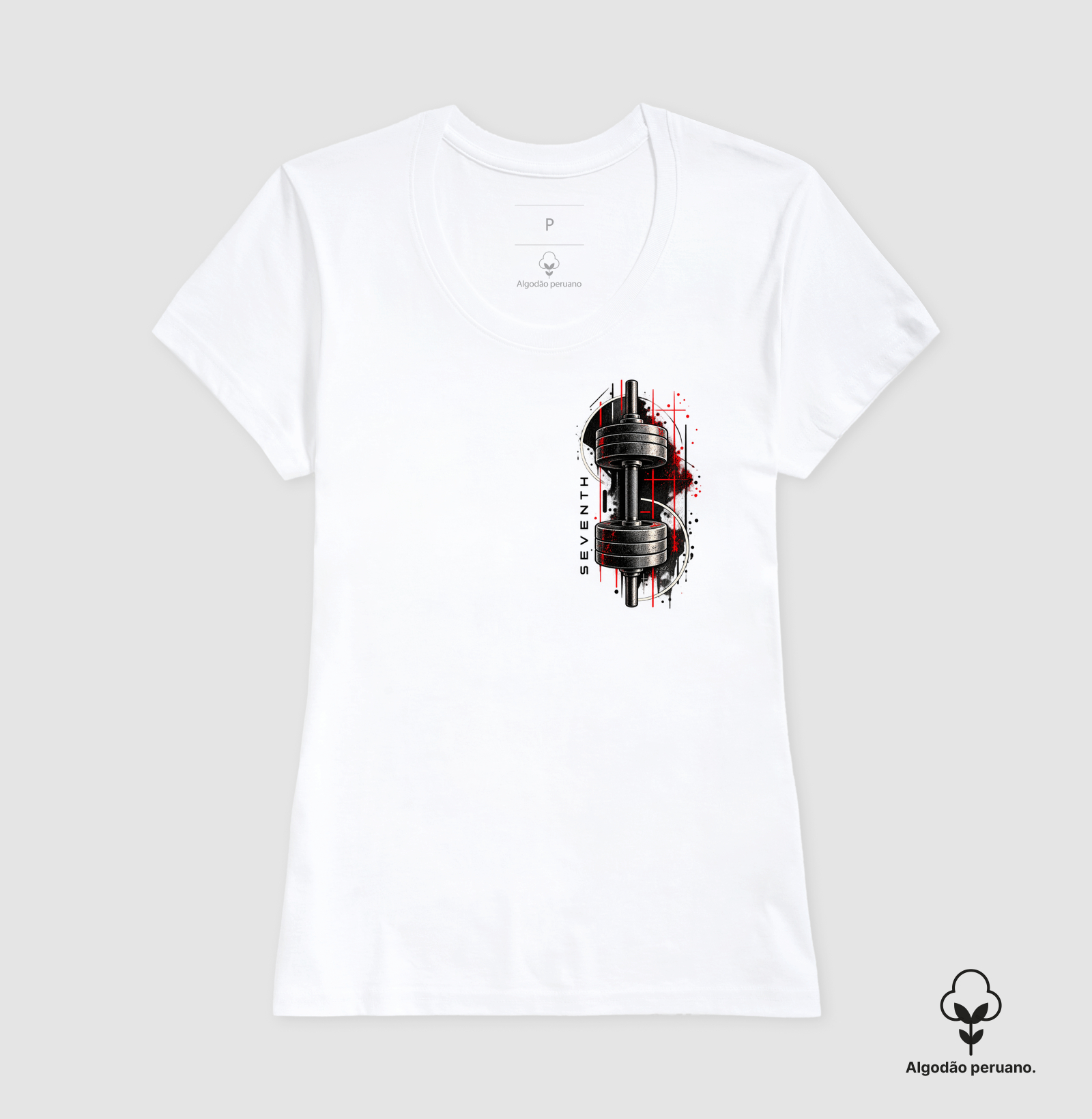 Camiseta Algodão Peruano — Halter Vertical | SEVENTH - Imagem 6