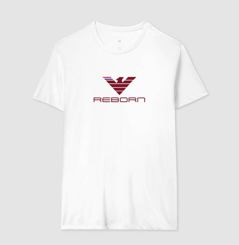 REBORN — RENASCER. MAIS FORTE. MAIS ALTO. Uma obra de arte no peito. Acima, a fênix — imponente, elegante, em tons que brilham com nobreza sobre o branco puro. Suas linhas são precisas, definidas, perfeitas: não é só um símbolo, é a promessa de quem nunca se deita. - Imagem 4