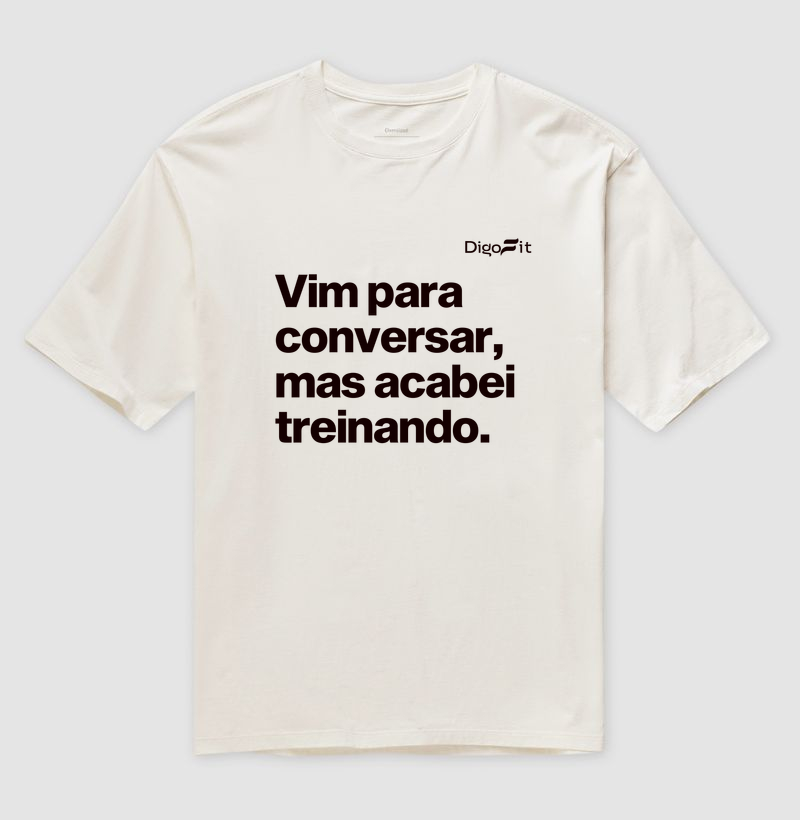 OVERSIZED ACADEMIA VIM PARA CONVERSAR - Imagem 4