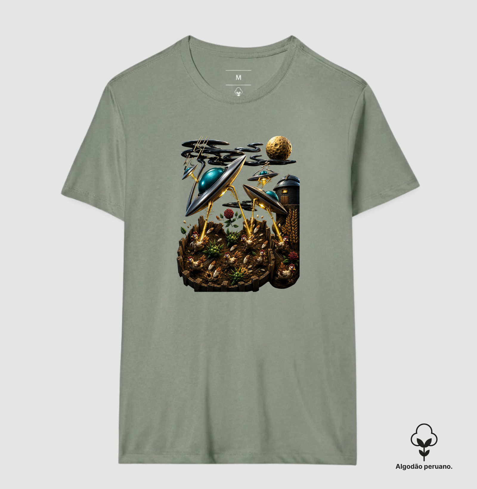 Camiseta Algodão Atack Alien - Imagem 12