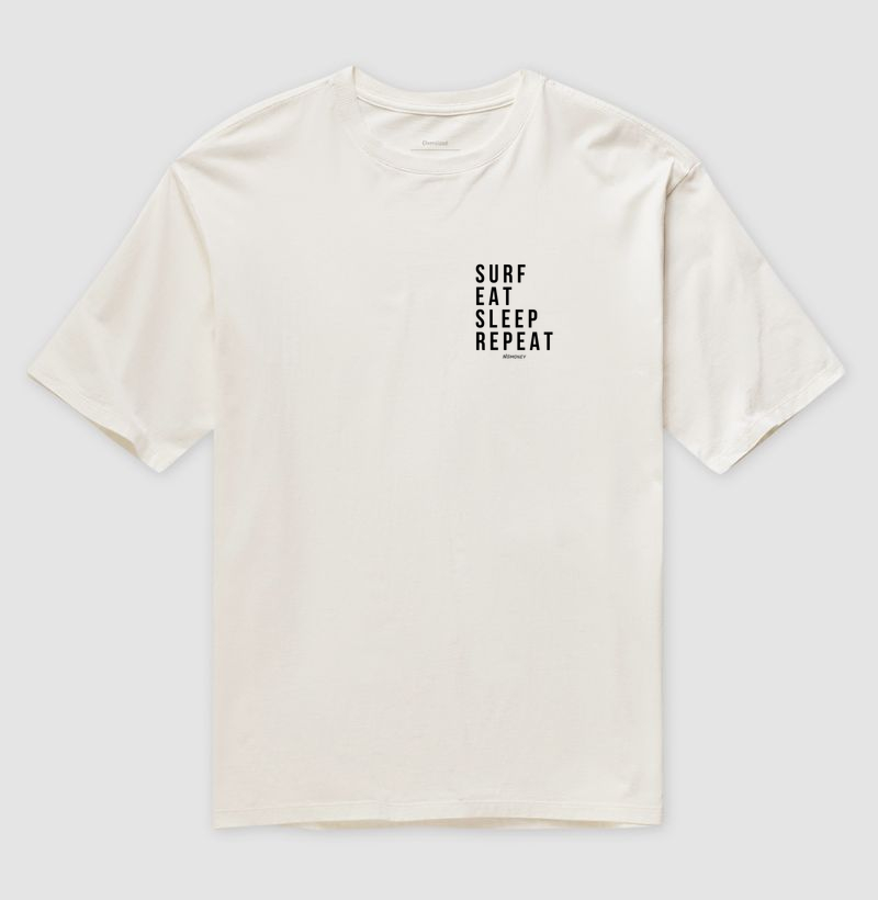Oversized Surf. Eat. Sleep. Repeat. - Imagem 4