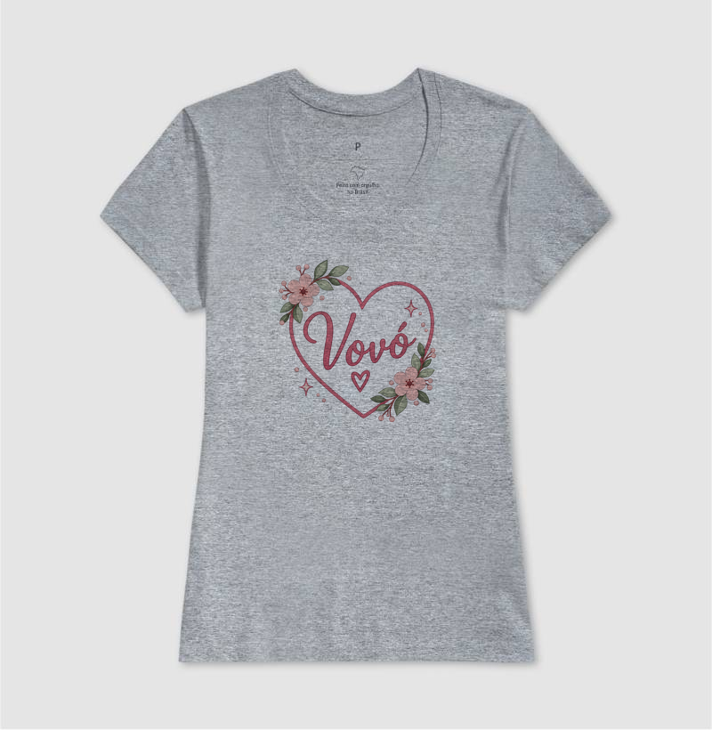 Vovó - coração e flores - Imagem 6
