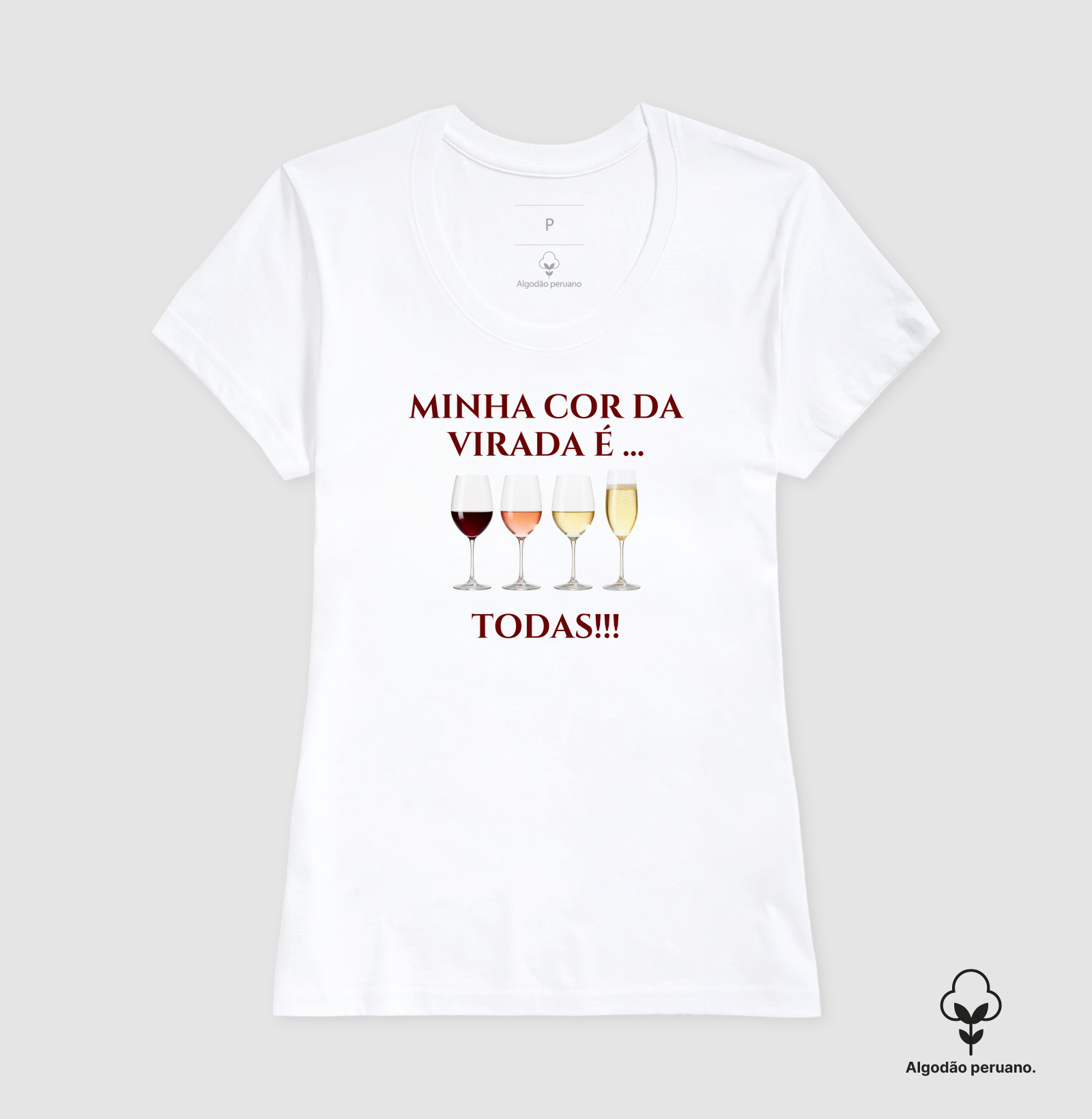  Camiseta Minha Cor da Virada É - Imagem 6