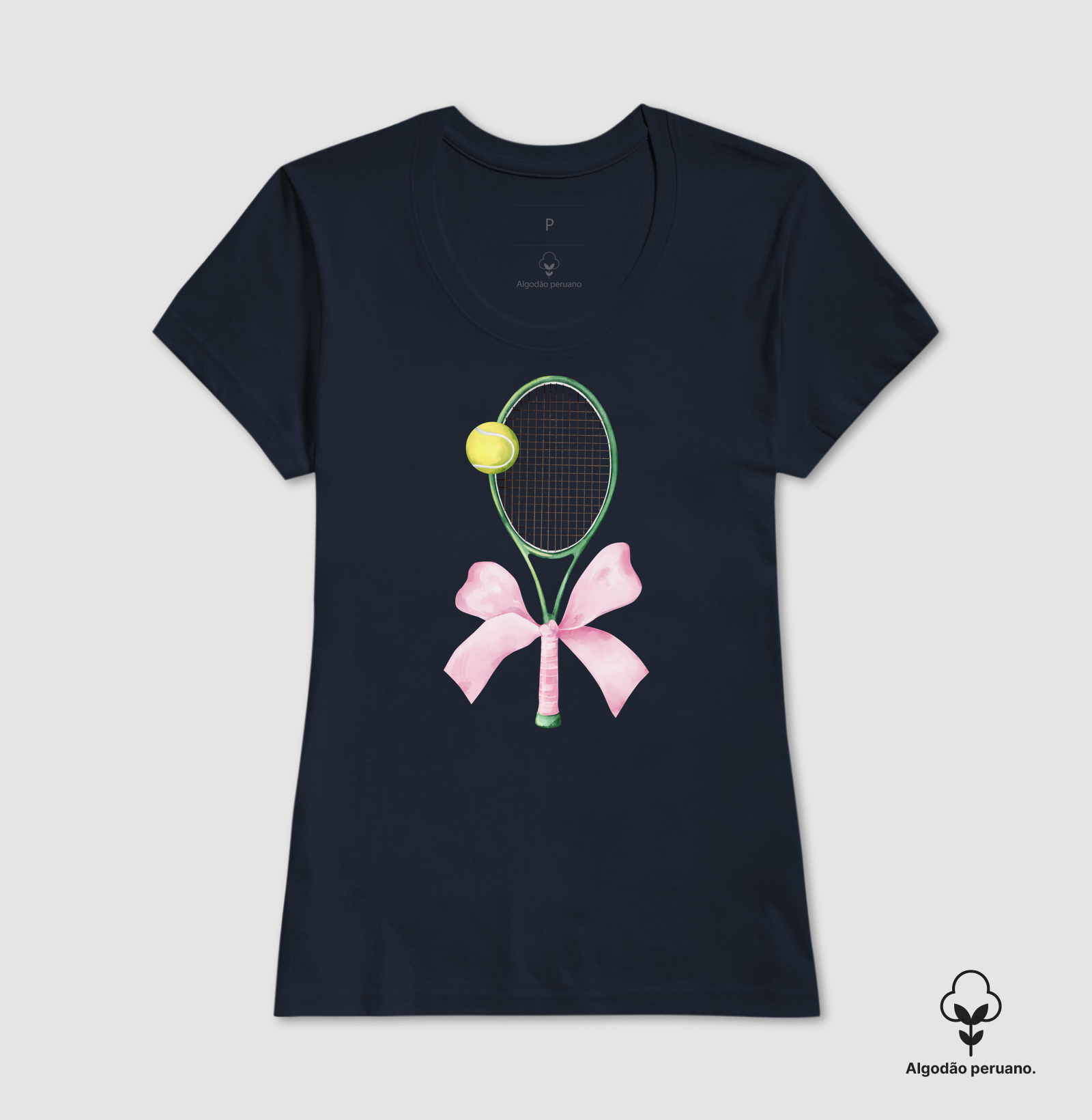 Raquete com Laço Rosa - Imagem 5