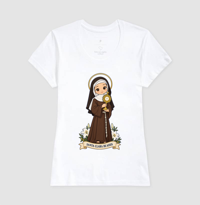 Santa Clara de Assis estilo chibi - Imagem 5