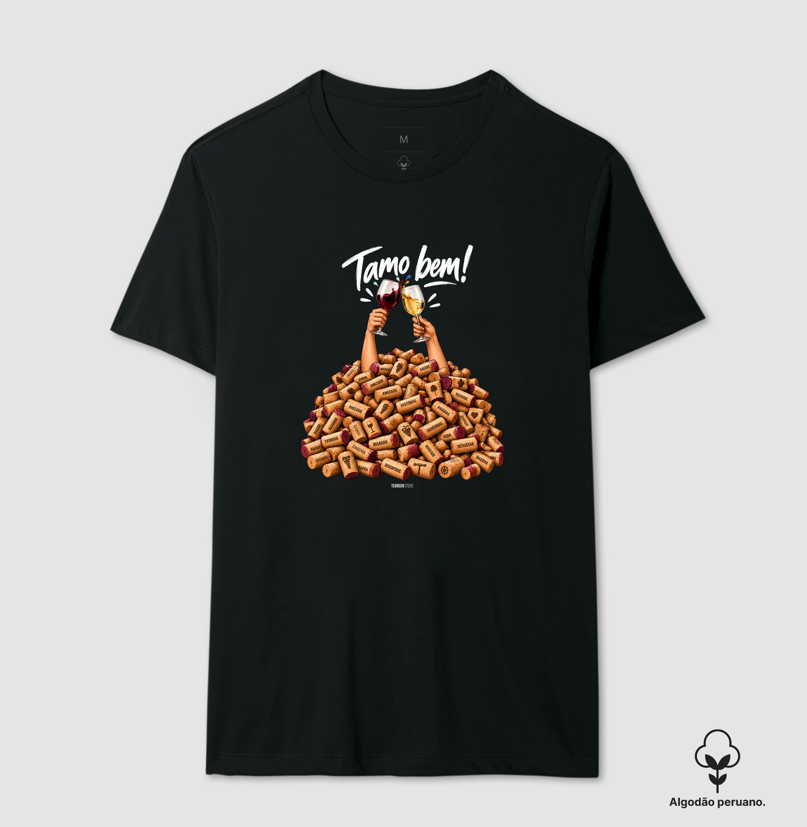 Camiseta “Um Brinde” – Amizade & Wine Lifestyle - Imagem 4