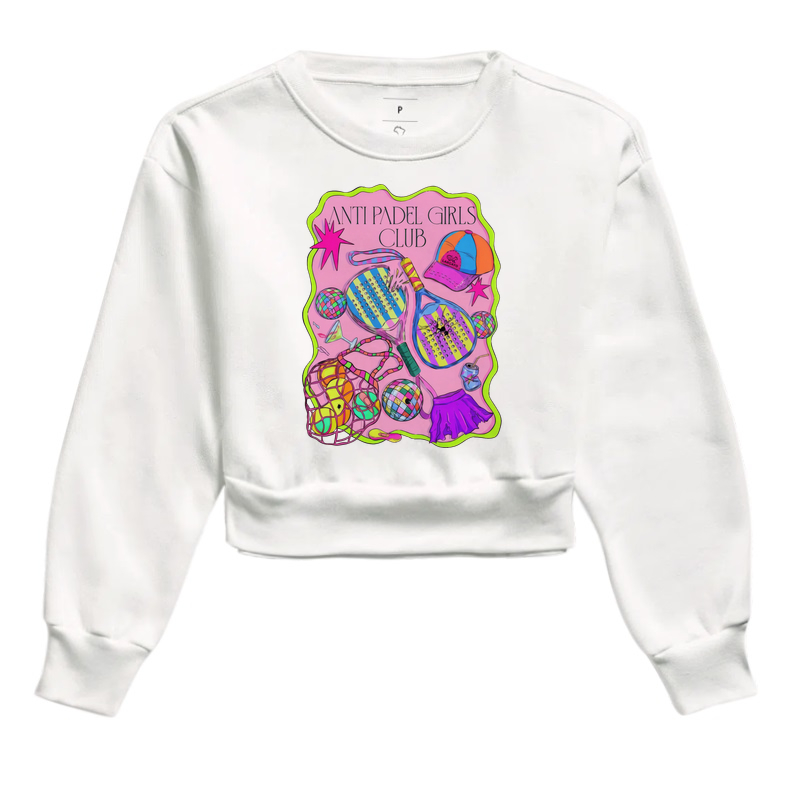 Camiseta Feminina Anti Padel Girls Club Rosa - Imagem 3