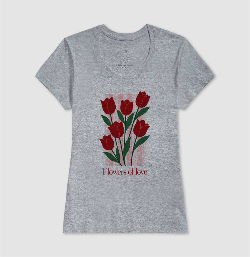 Camiseta Flowers of love - Imagem 9