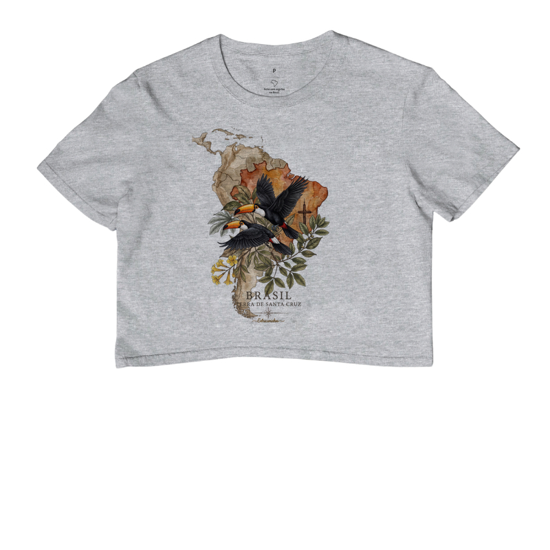 Camiseta Tucanos & Ipê - Brasil Terra de Santa Cruz - Fé, História e Natureza - Imagem 6