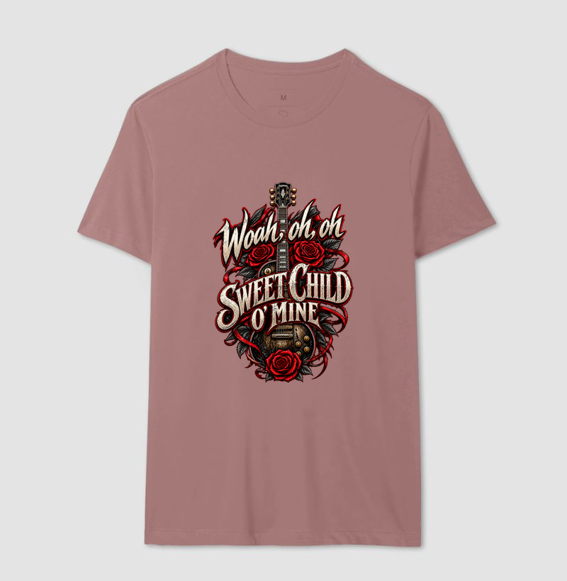 Camiseta Rock Sweet Child O’ Mine – Guitarra e Rosas - Imagem 16