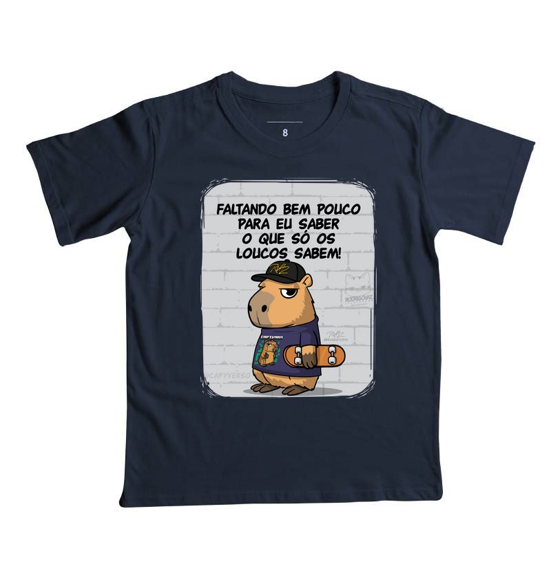 Camiseta Capivara só os loucos - Imagem 4