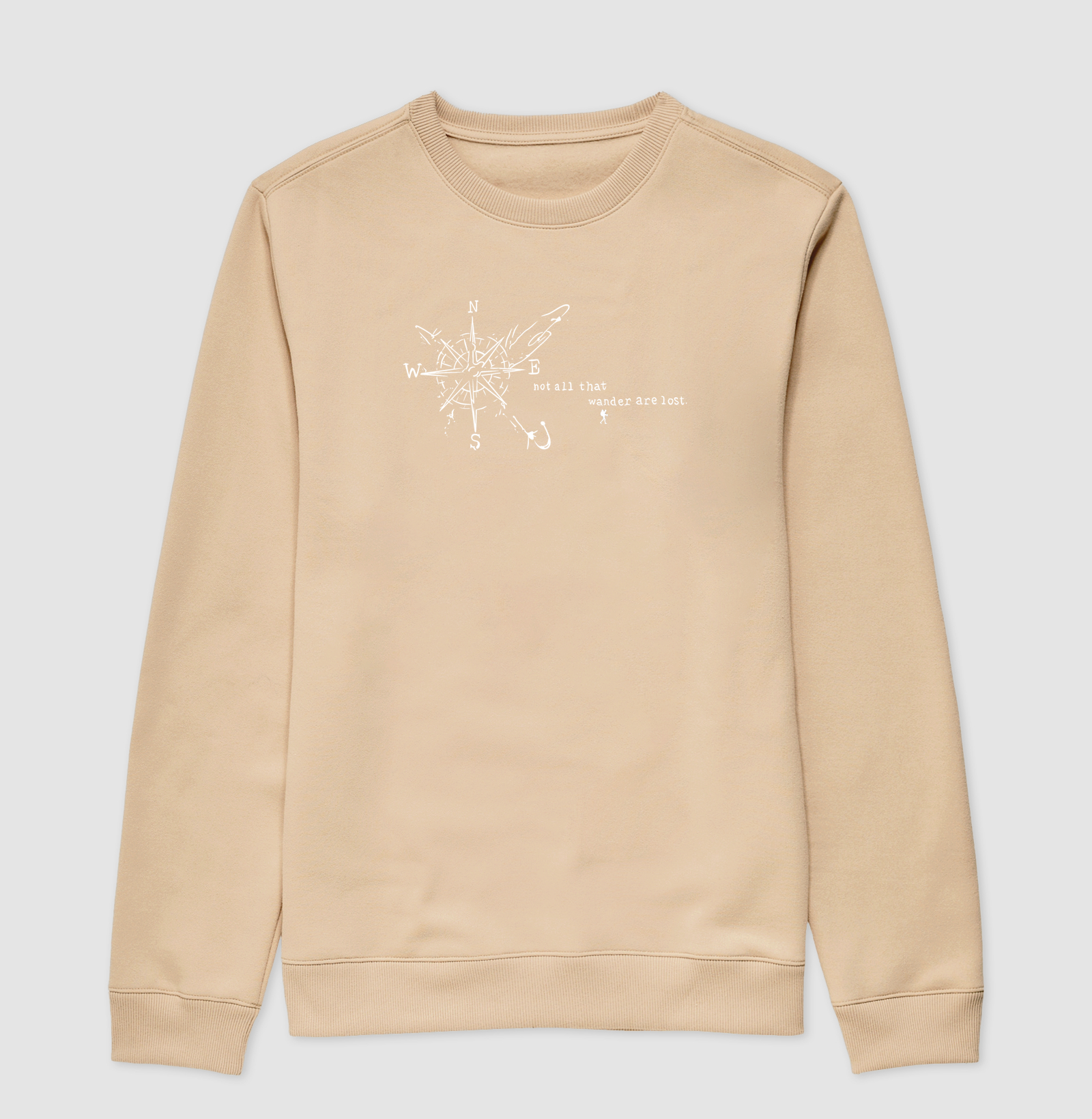 Camiseta Not All That Wander Are Lost | Rosa dos Ventos Aviao | Excursionista - Imagem 3