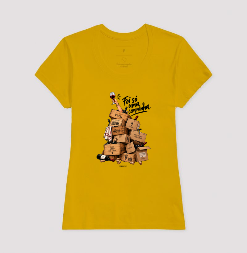 Camiseta “Mais Vinho Por Favor” – Wine Lifestyle Premium - Imagem 13
