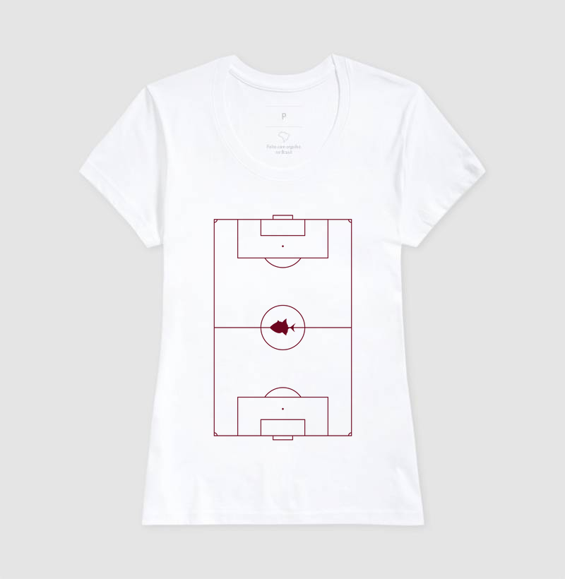 Campo de Futebol 2 Vermelho - Feminina - #28322
