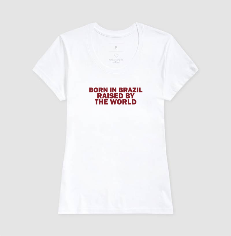 Camiseta Born In Brazil, Raised By The World - Imagem 5