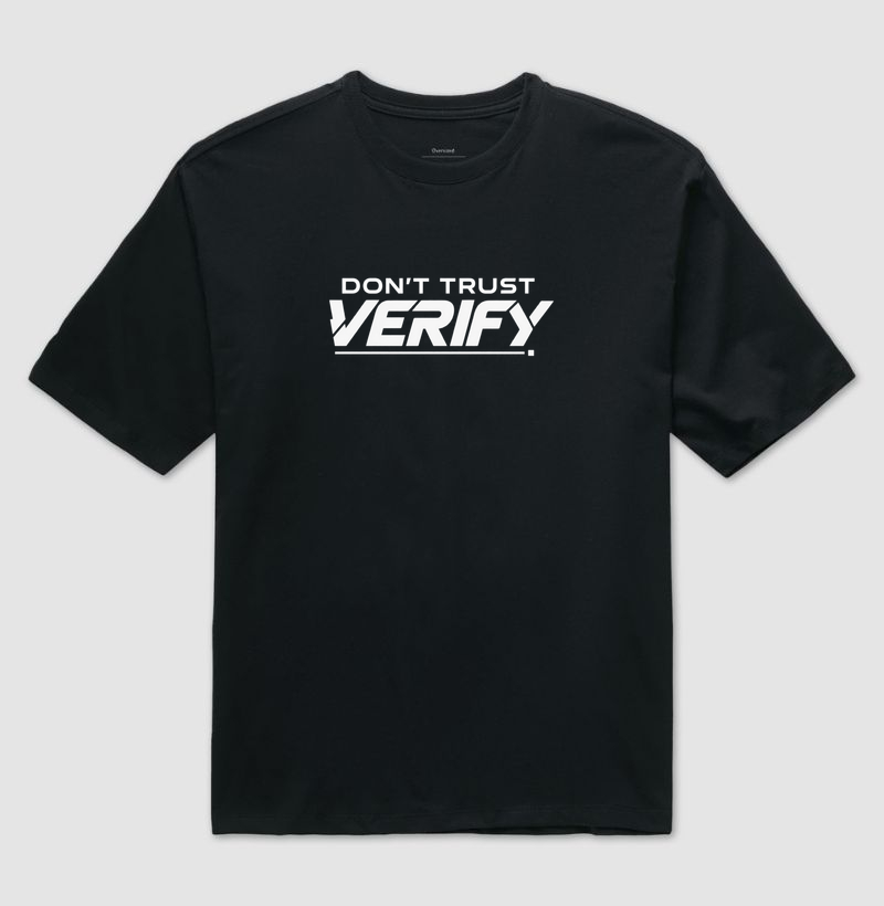 Camiseta Bitcoin Não Confie Verifique - Imagem 2