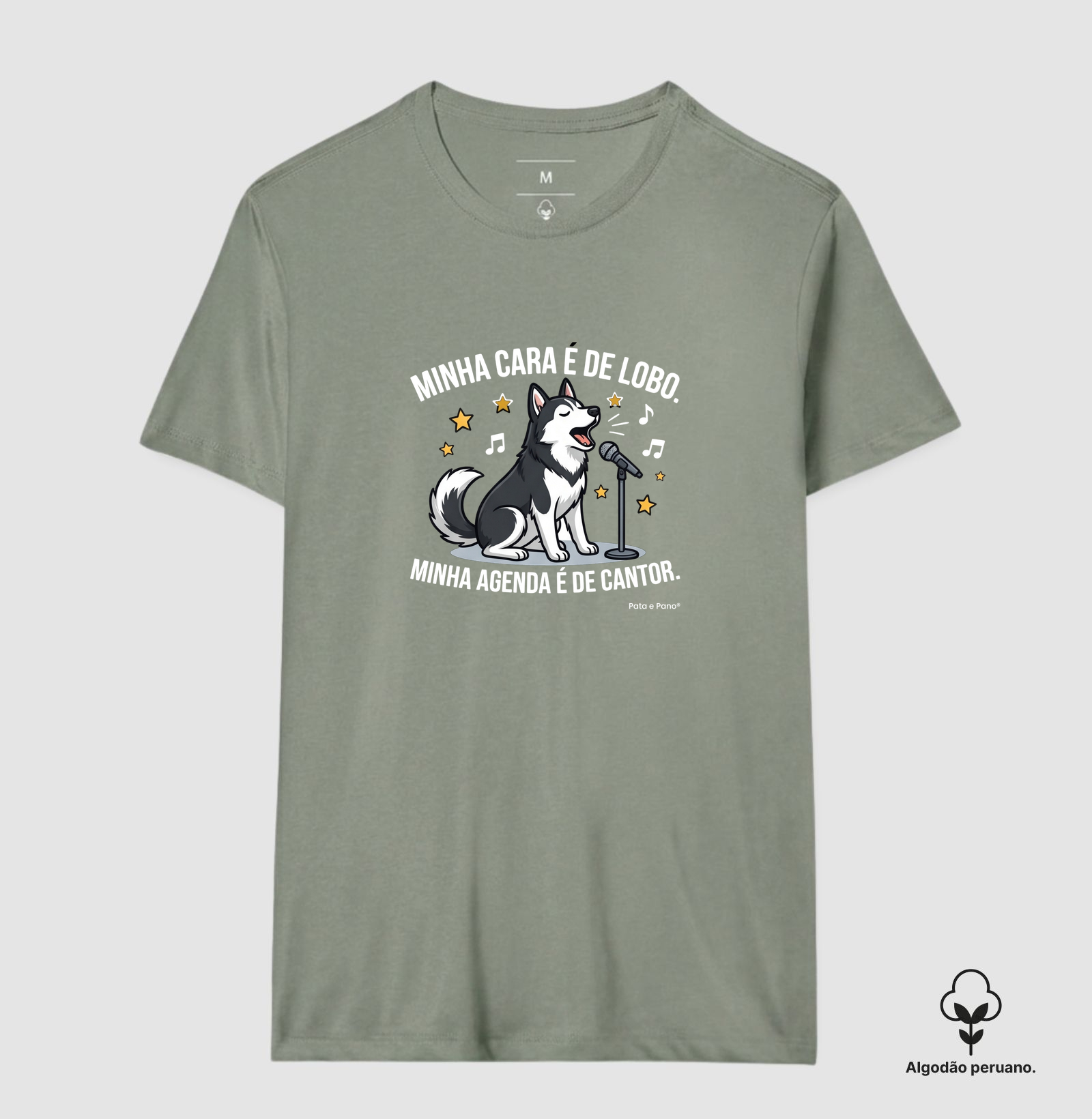 CAMISETA ALGODÃO PERUANO HUSKY CANTOR - Imagem 7