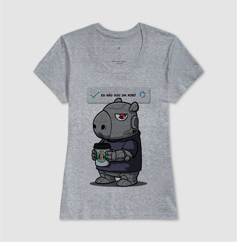 Camiseta Capivara Robô - Imagem 9
