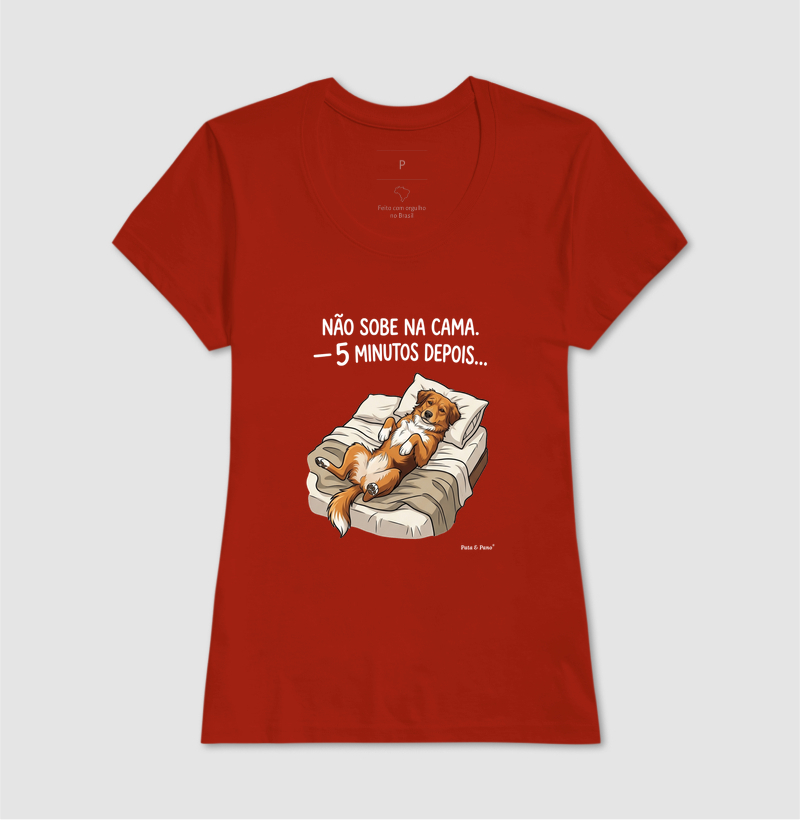CAMISETA NOSSO MASCOTE SOBE NA CAMA - Imagem 11
