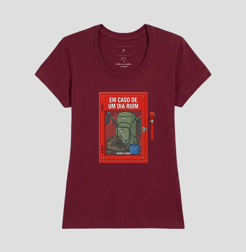 Camiseta Alma Outdoor | Em Caso de Dia Ruim Trilha - Imagem 17