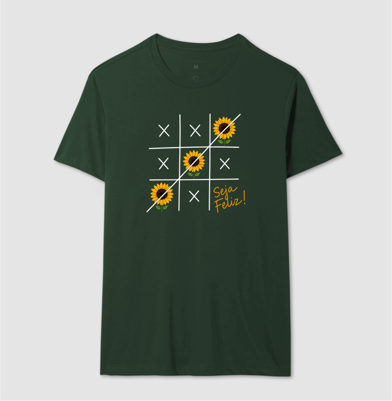 Camiseta Seja Feliz Girassol - Imagem 12
