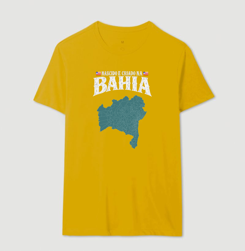 Camiseta Nascido e Criado na Bahia  - Imagem 10