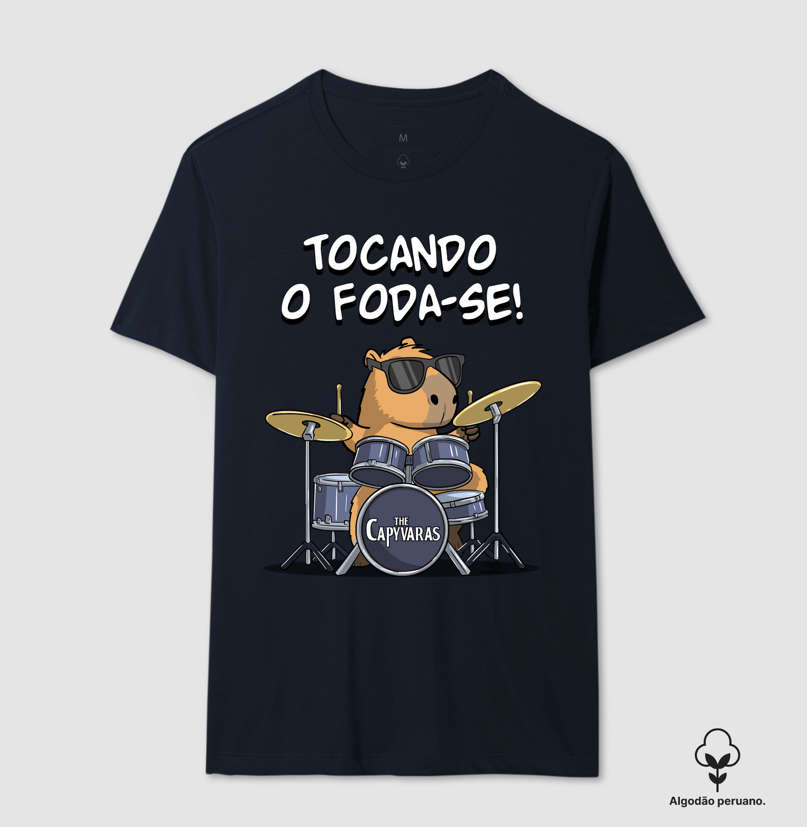 Camiseta Capivara Tocando o Foda-se - Imagem 6