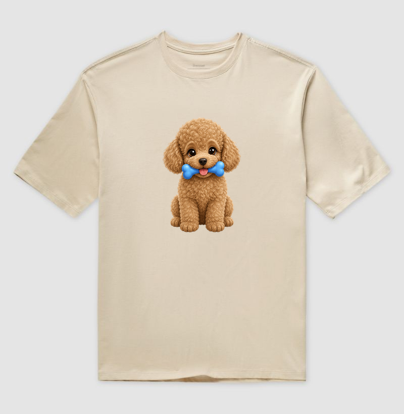 Poodle Marrom - Desenho Infantil - Imagem 3