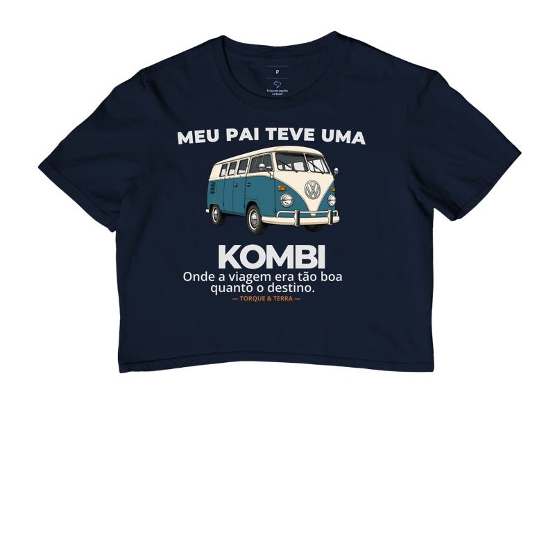 Meu pai teve uma - KOMBI - azul com branco - Imagem 4