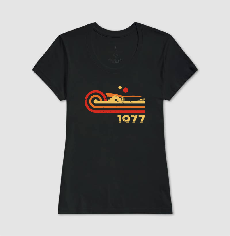 Camiseta  Retro Vintage Desert Planet 1977 - Imagem 3