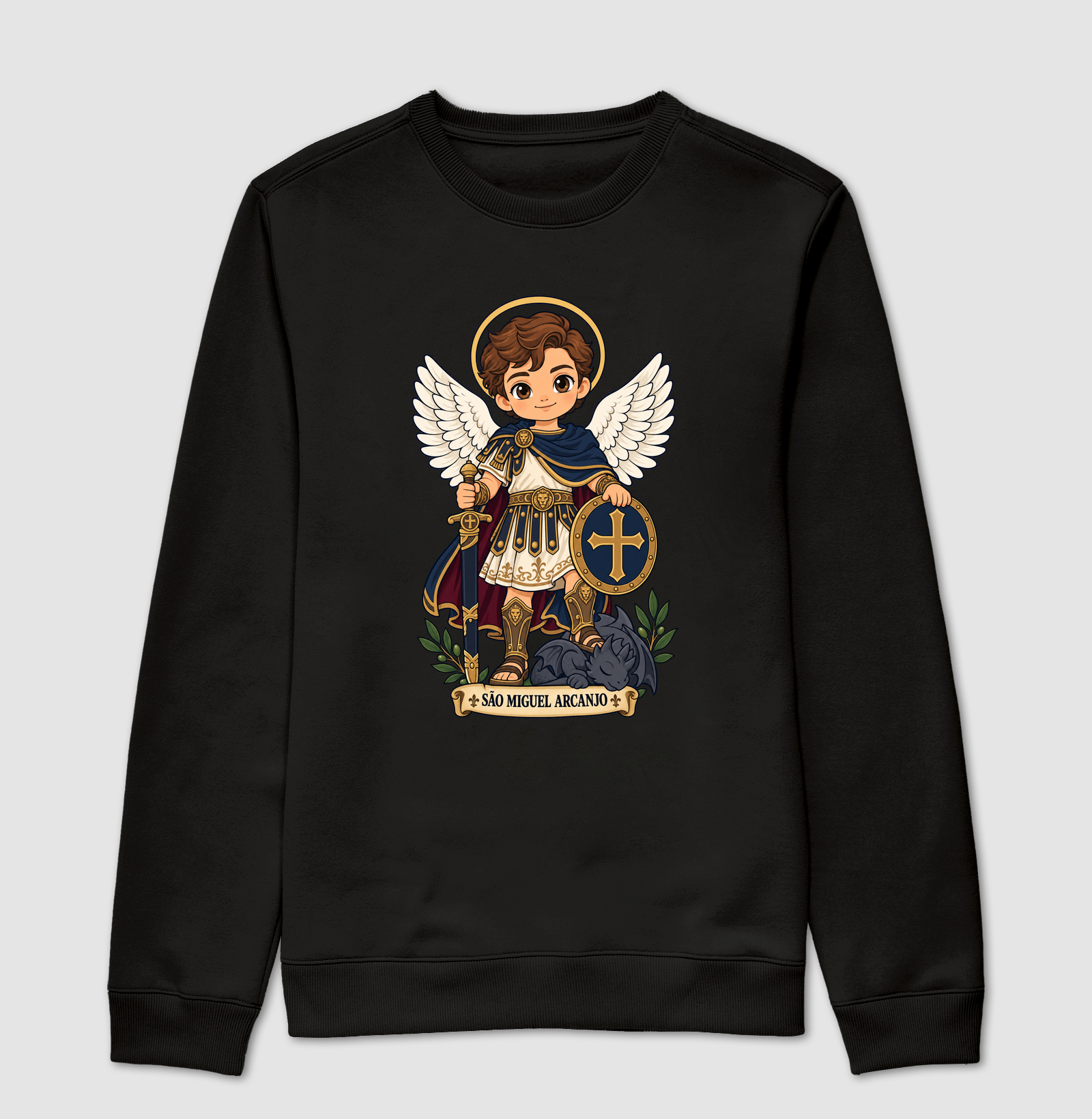São Miguel Arcanjo estilo chibi - Imagem 4