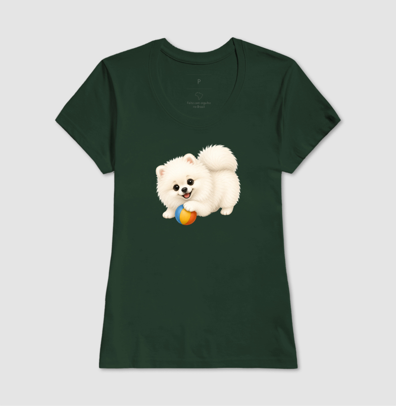 Pomerânia (Spitz Alemão) Branco - Desenho Animado - Imagem 13