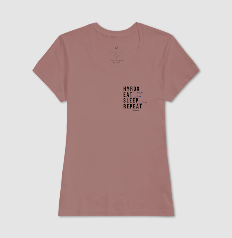 Camiseta Hyrox (Run). Eat. Sleep. Repeat. - Imagem 13