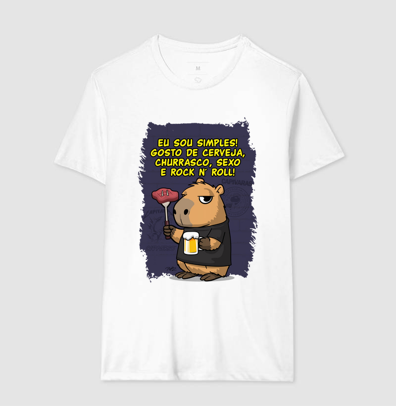 Capivara Rock Simples - Imagem 4