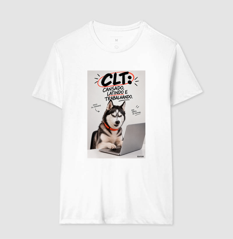 🐺💻 CLT — Cansado, Latindo e Trabalhando! 🐾😂 Husky - Imagem 4