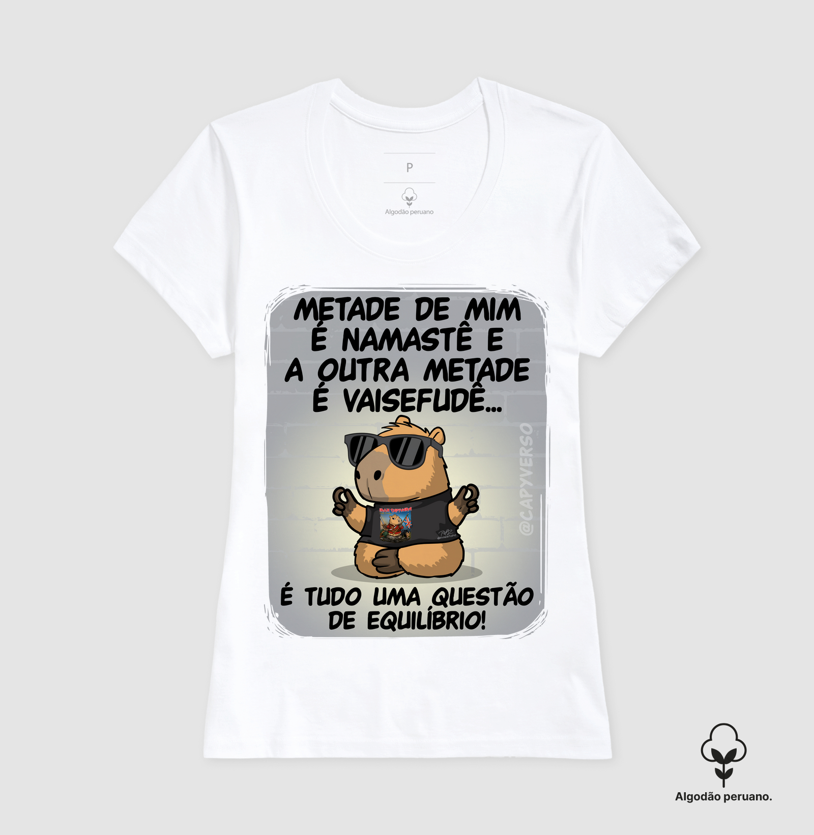 Camiseta Capivara Namastê - Imagem 5
