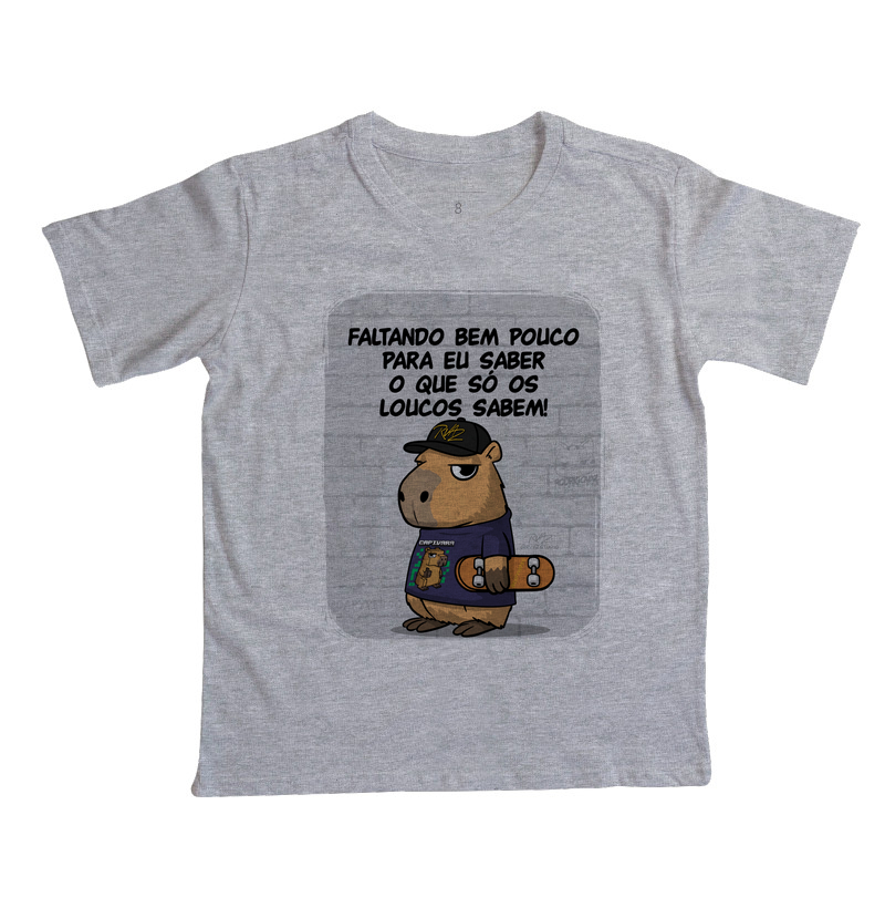 Camiseta Capivara só os loucos - Imagem 3