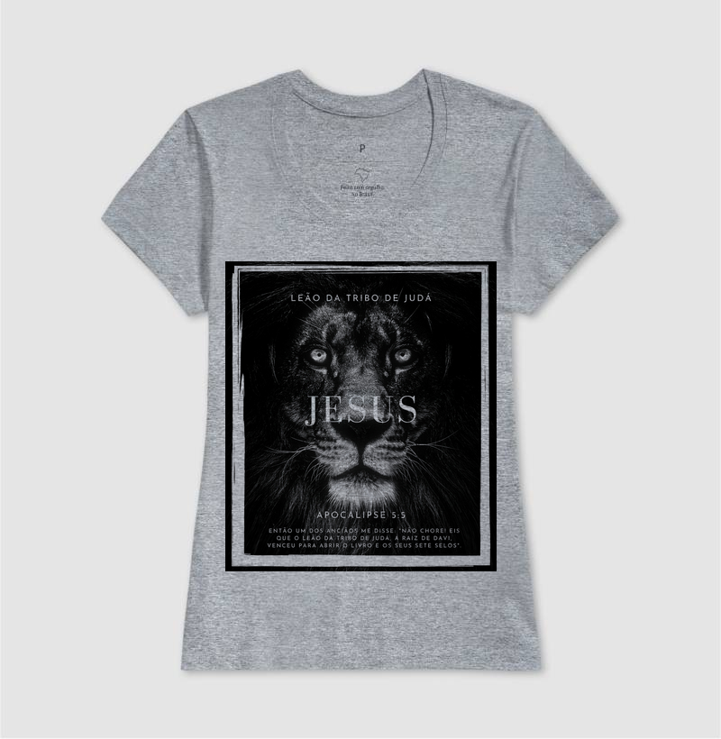 Camiseta Cristã Leão da Tribo de Judá - Imagem 9