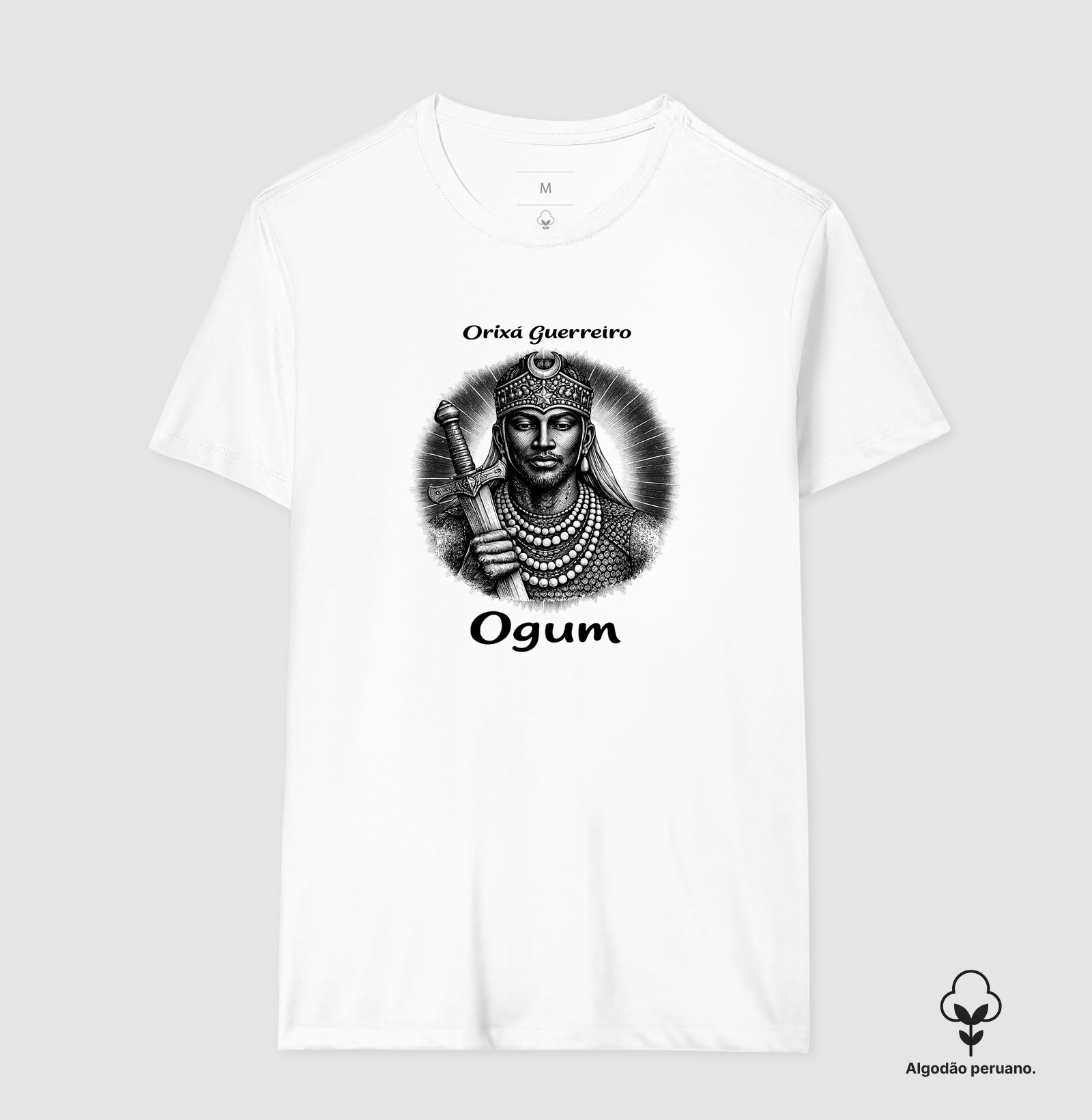 Ogum • Orixá Guerreiro (algodão peruano) - Imagem 5