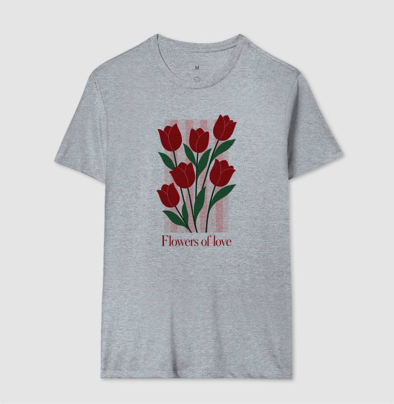 Camiseta Flowers of love - Imagem 8