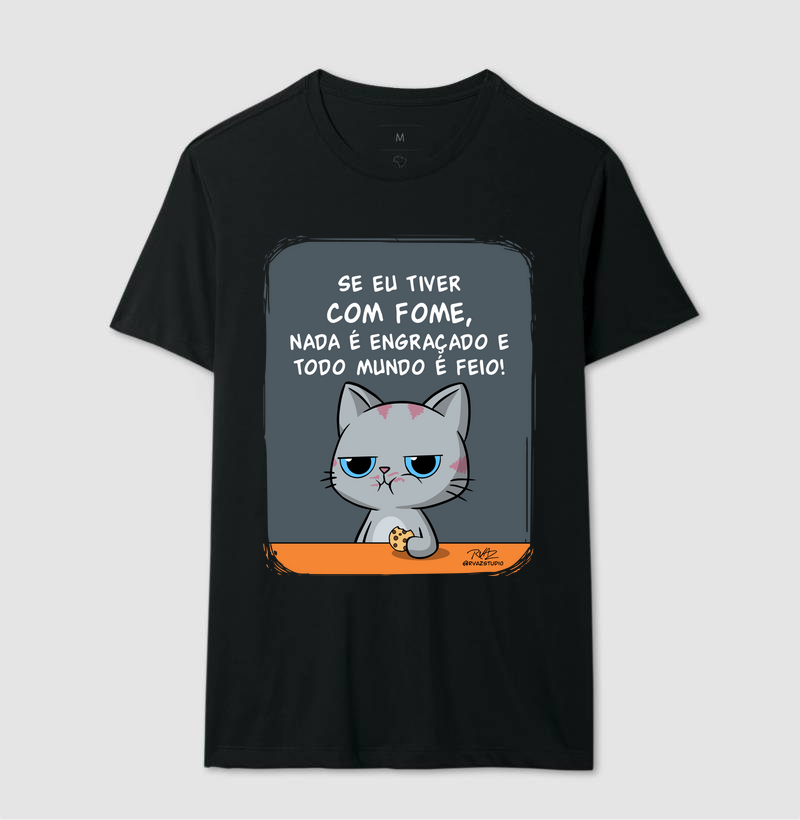 Camiseta Gato Sincero Fome - Imagem 2