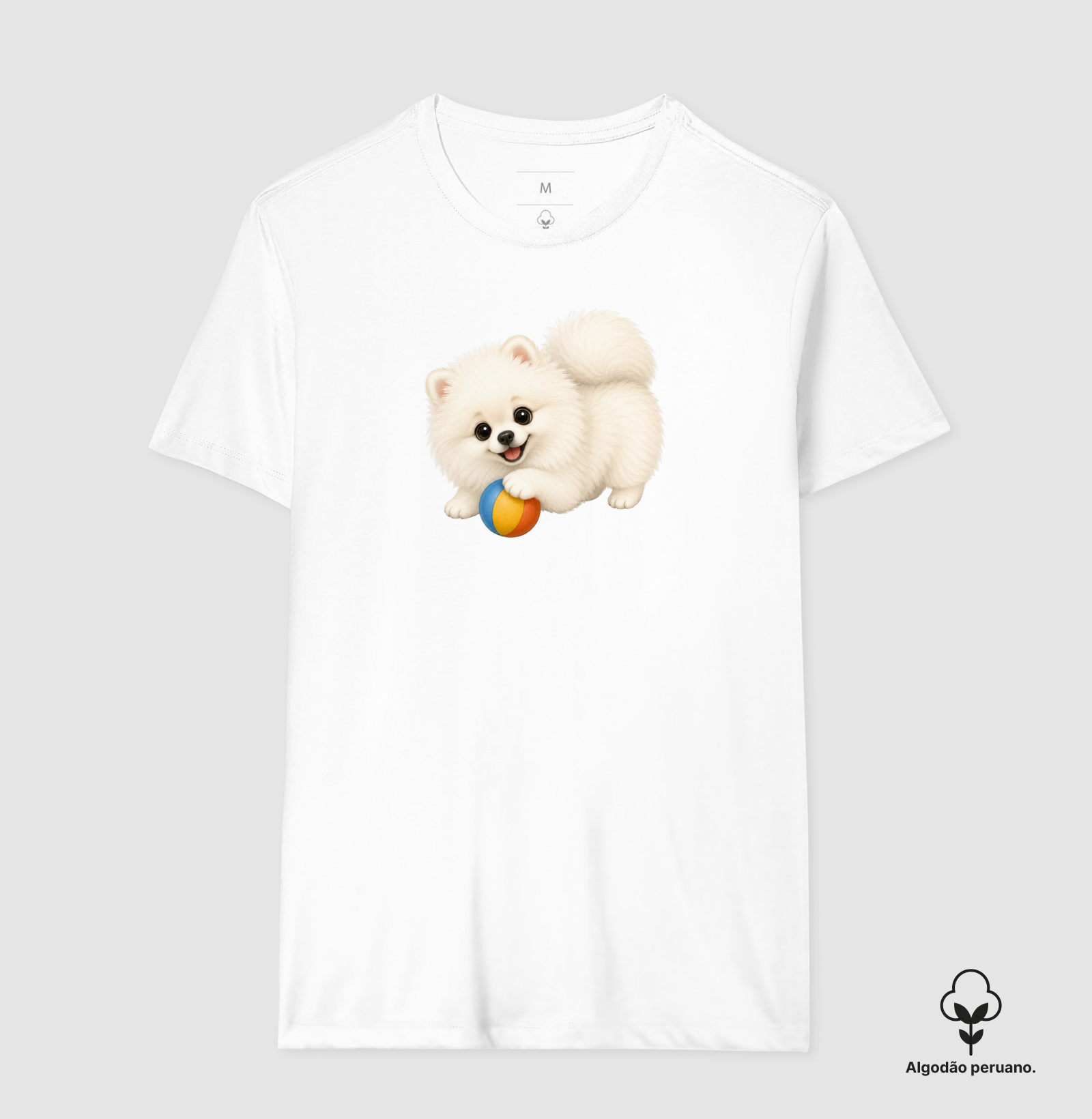 Pomerânia (Spitz Alemão) Branco - Desenho Animado - Imagem 6