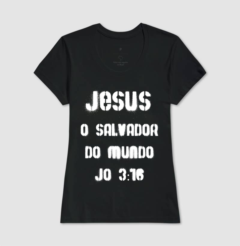 Camiseta Cristã O Salvador do Mundo - Imagem 3