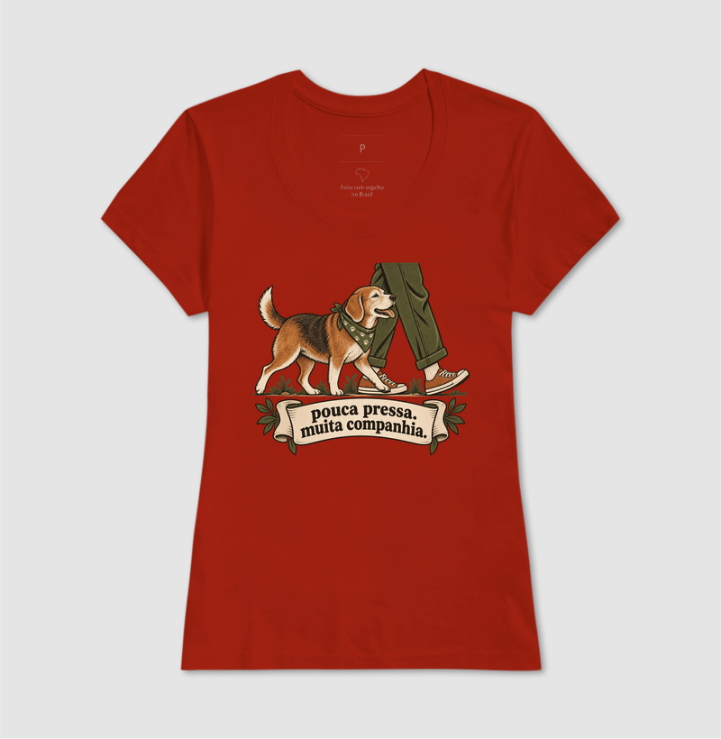 Camiseta Cachorro Idoso "pouca pressa. muita companhia." | Pelo & Pano - Imagem 11