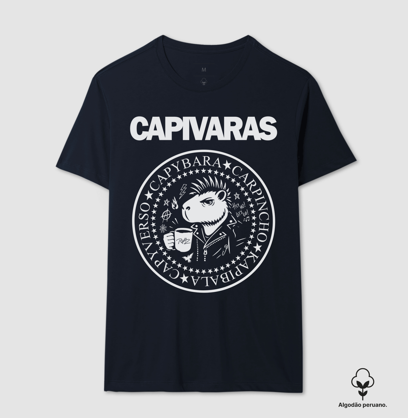 Camiseta Capivara Punk Rock - Imagem 5