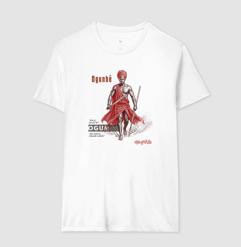 camiseta OGUM iorubá masculina - Imagem 5