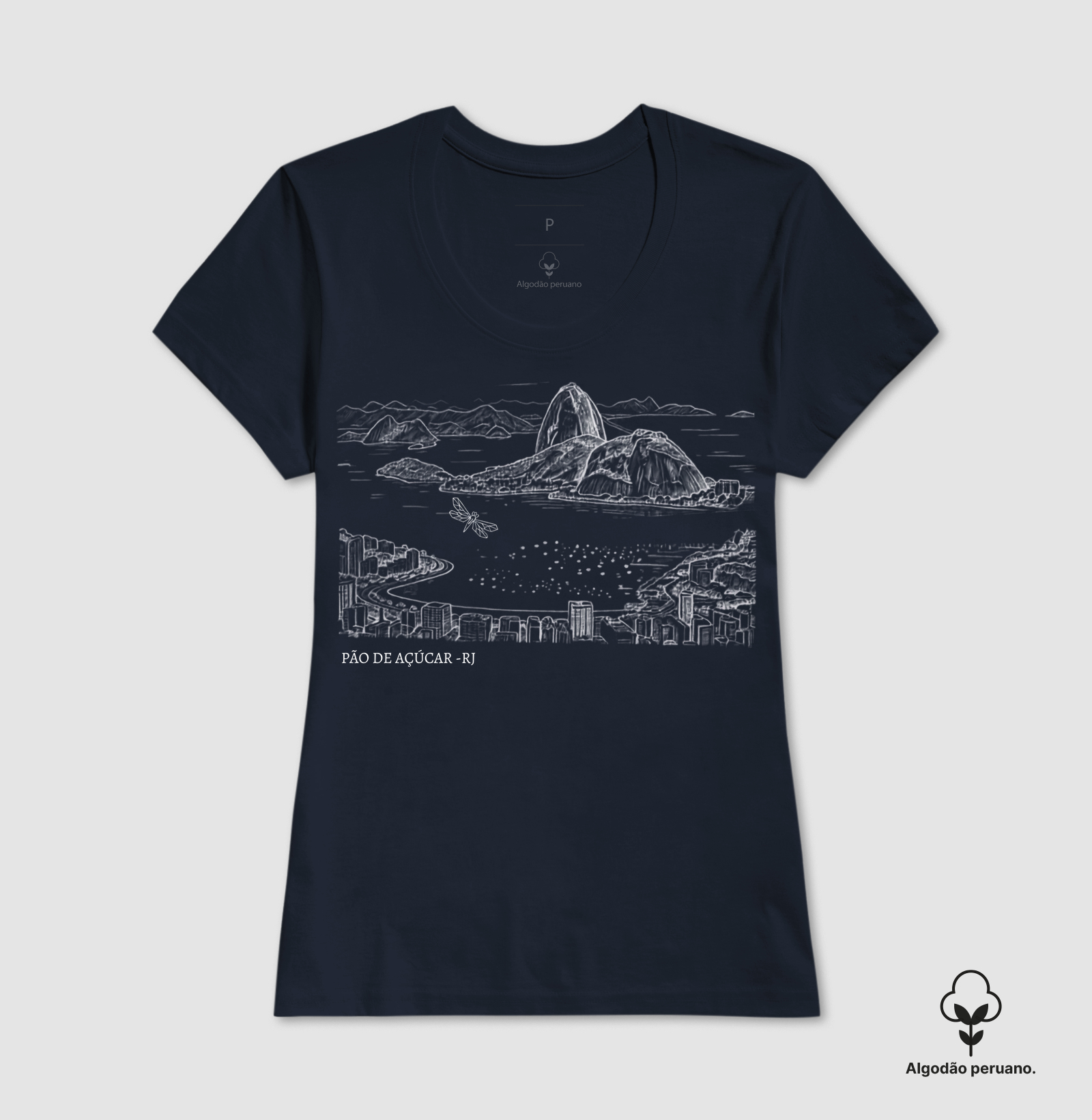 Camiseta Algodão Peruano Rio de Janeiro - Imagem 3