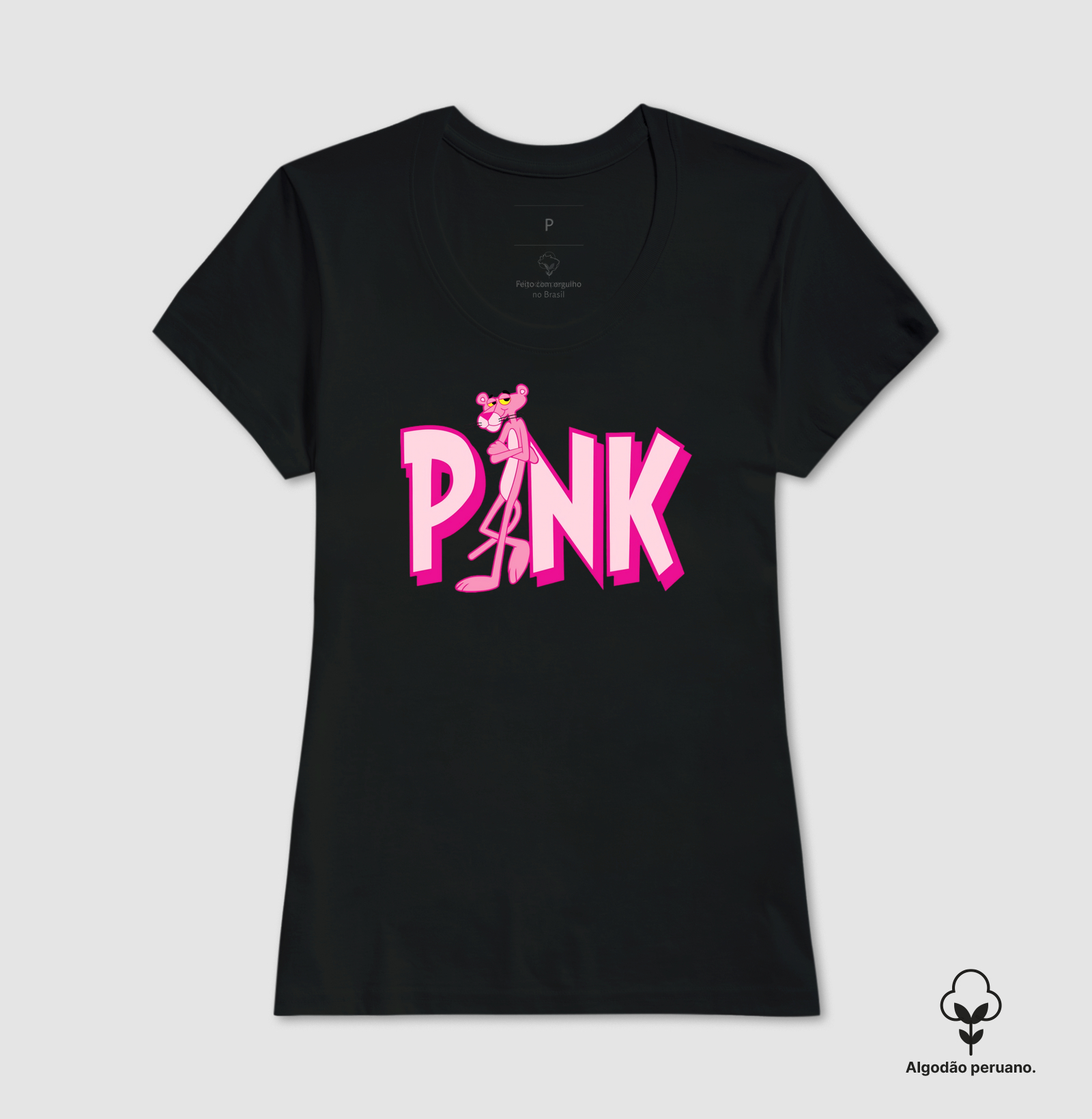 Camiseta Pantera Cor de Rosa - Imagem 7